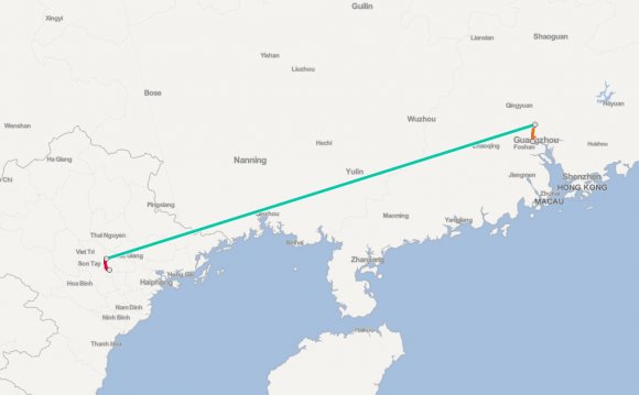 Guangzhou to Hanoi by train