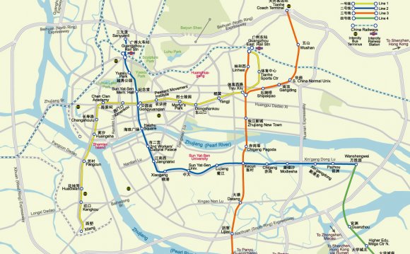 Map of Guangzhou Metro