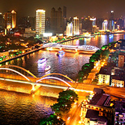 Night cruise on the Pearl River