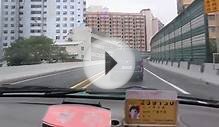 Chinese Taxi ride through Guangzhou